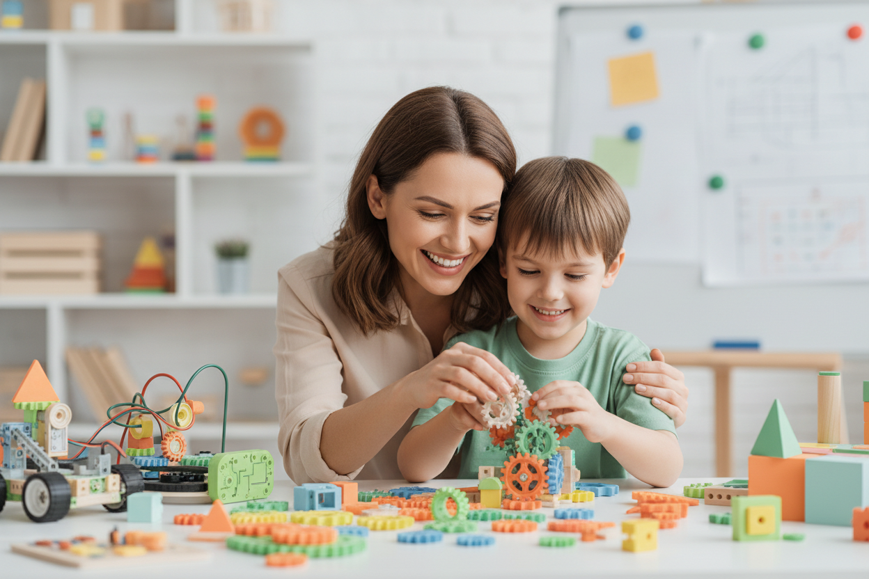 Main Image - Woman and Child STEM